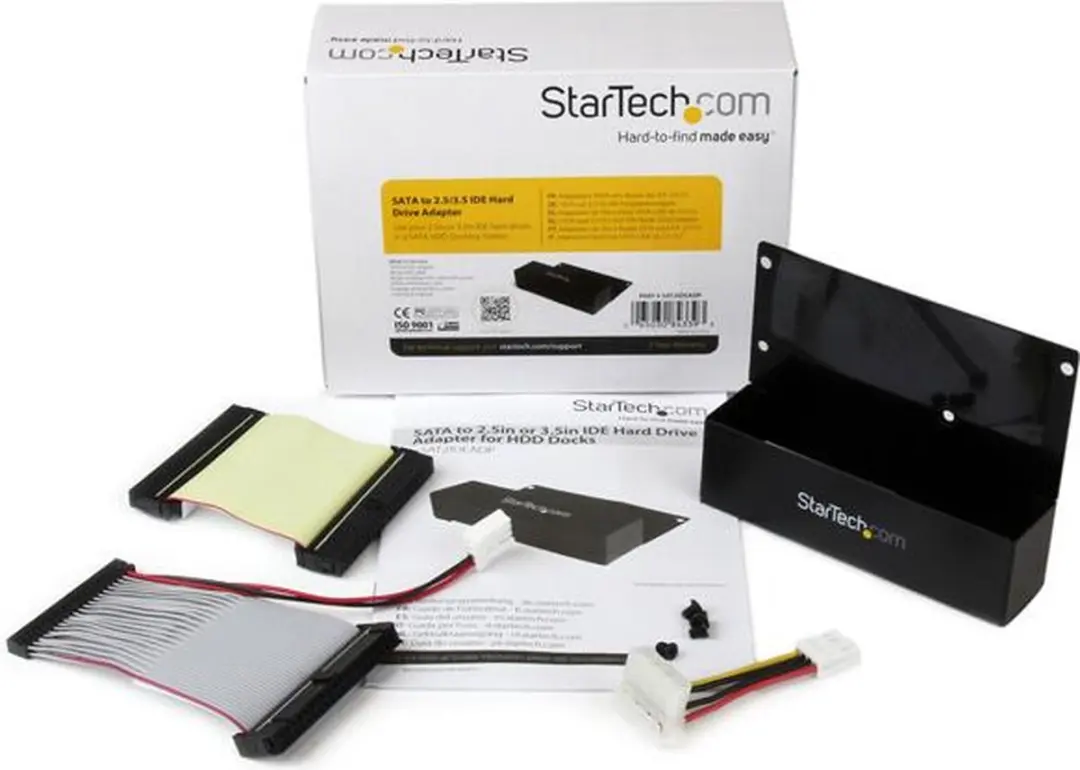 Startech SAT2IDEADP SATA naar IDE Adapter - Zwart