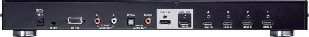 ATEN 4-poorts True 4K HDMI-schakelaar met dubbele output