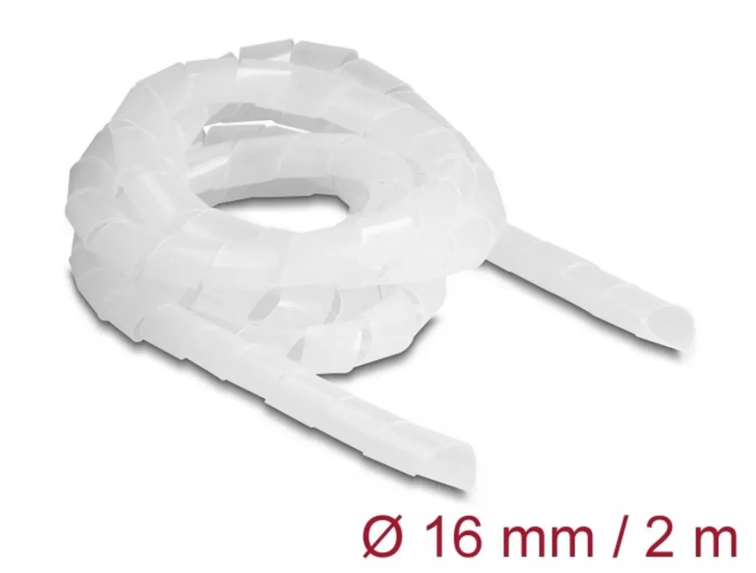 Delock Spiraalslang Flexibel 2m Ø16mm