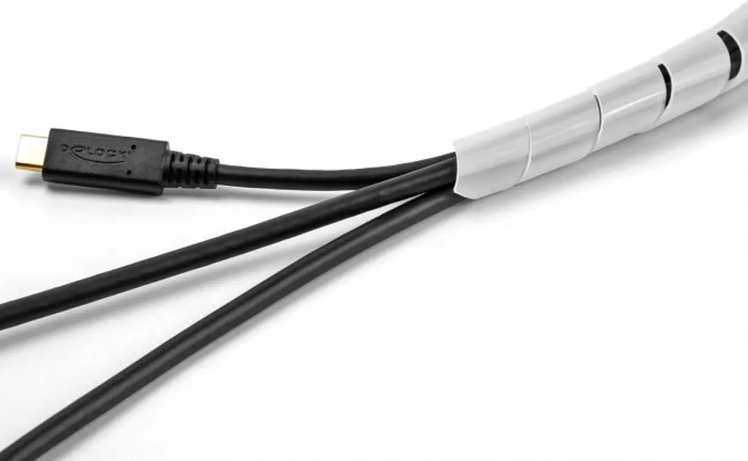 Delock Spiraalslang Flexibel 2m Ø16mm - Transparant