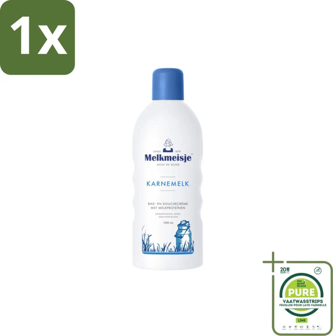 Melkmeisje Karnemelk Bad & Douchecrème 1000ml