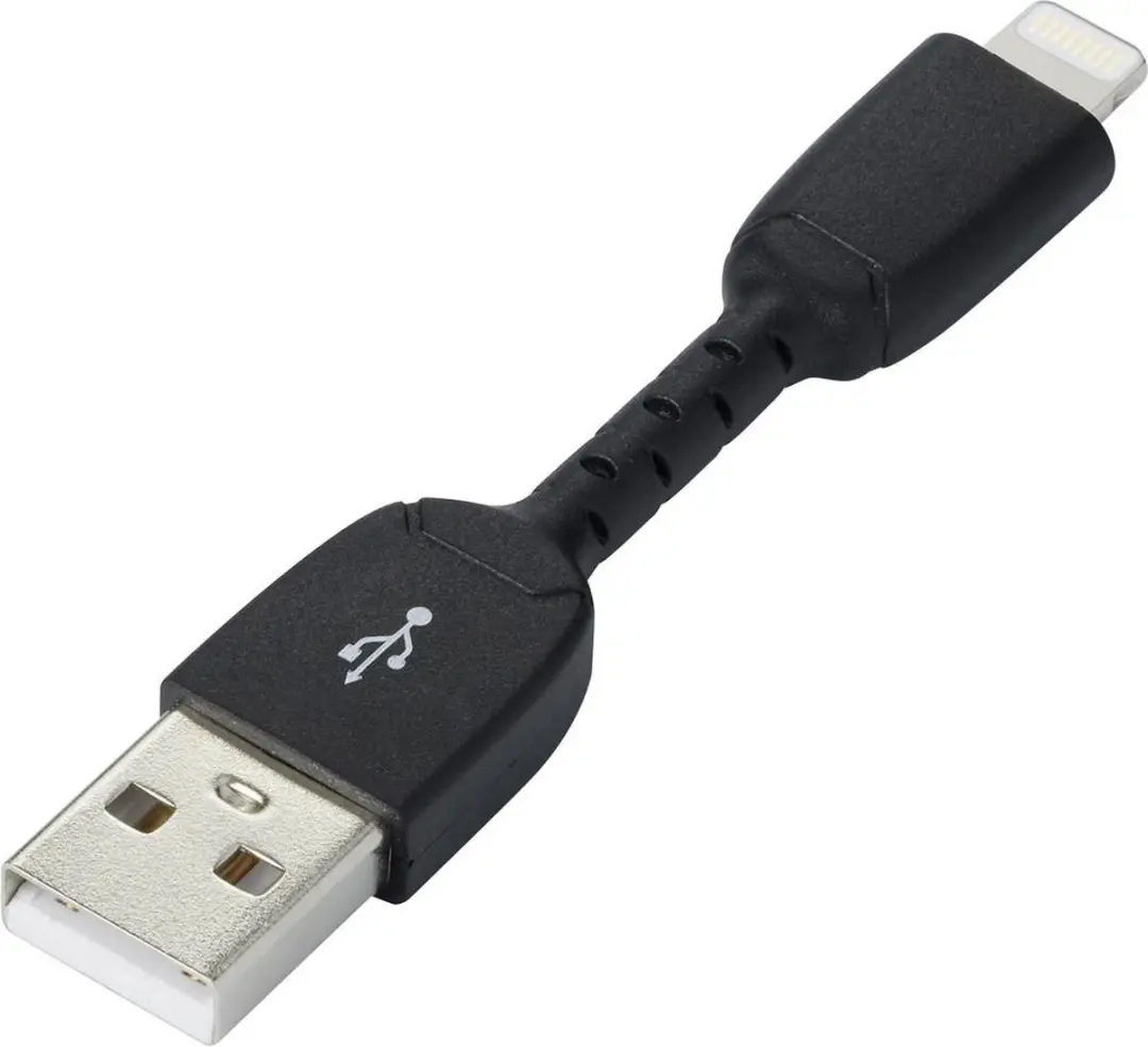 Renkforce RF4260168 USB-kabel USB-A naar Lightning 0,05m - Zwart