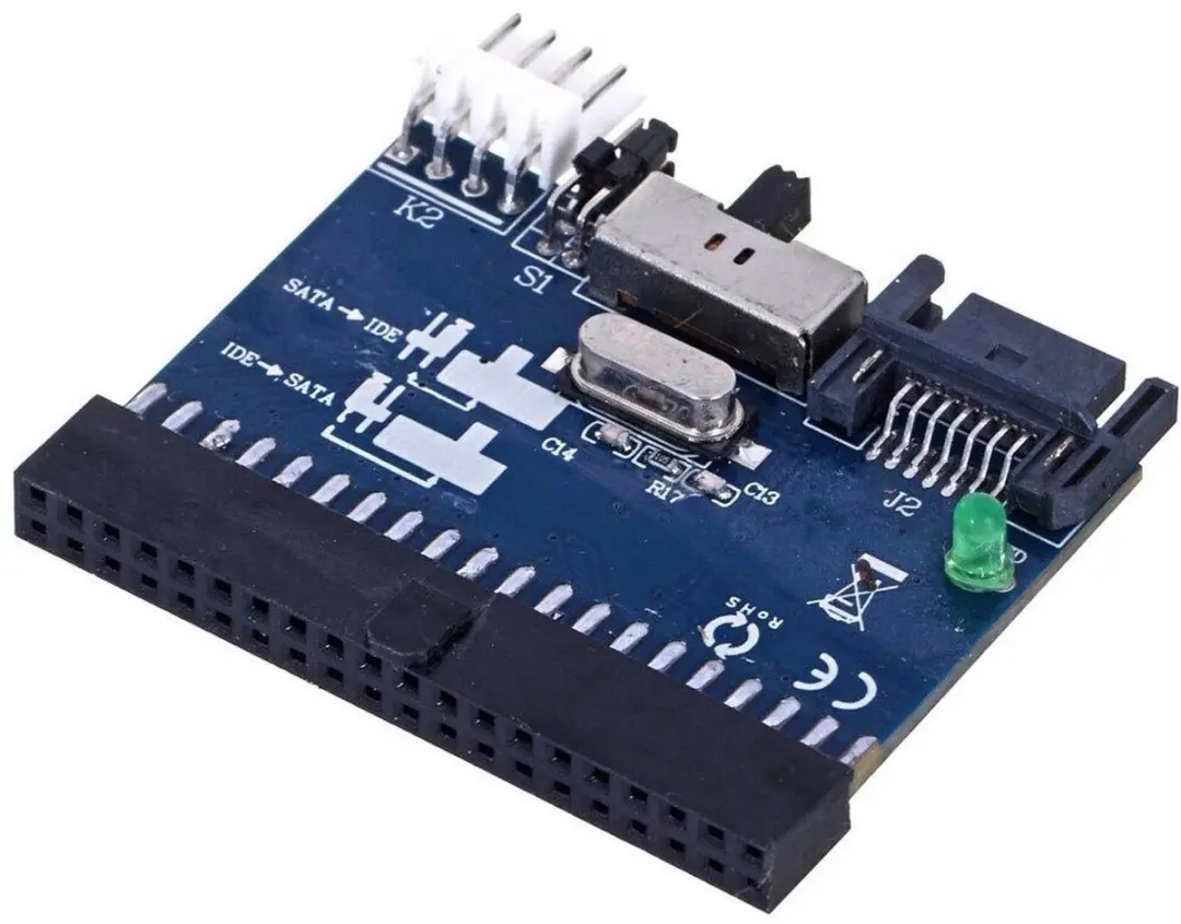 Gembird SATA-IDE-2 Bi-directionele Adapter - Zwart