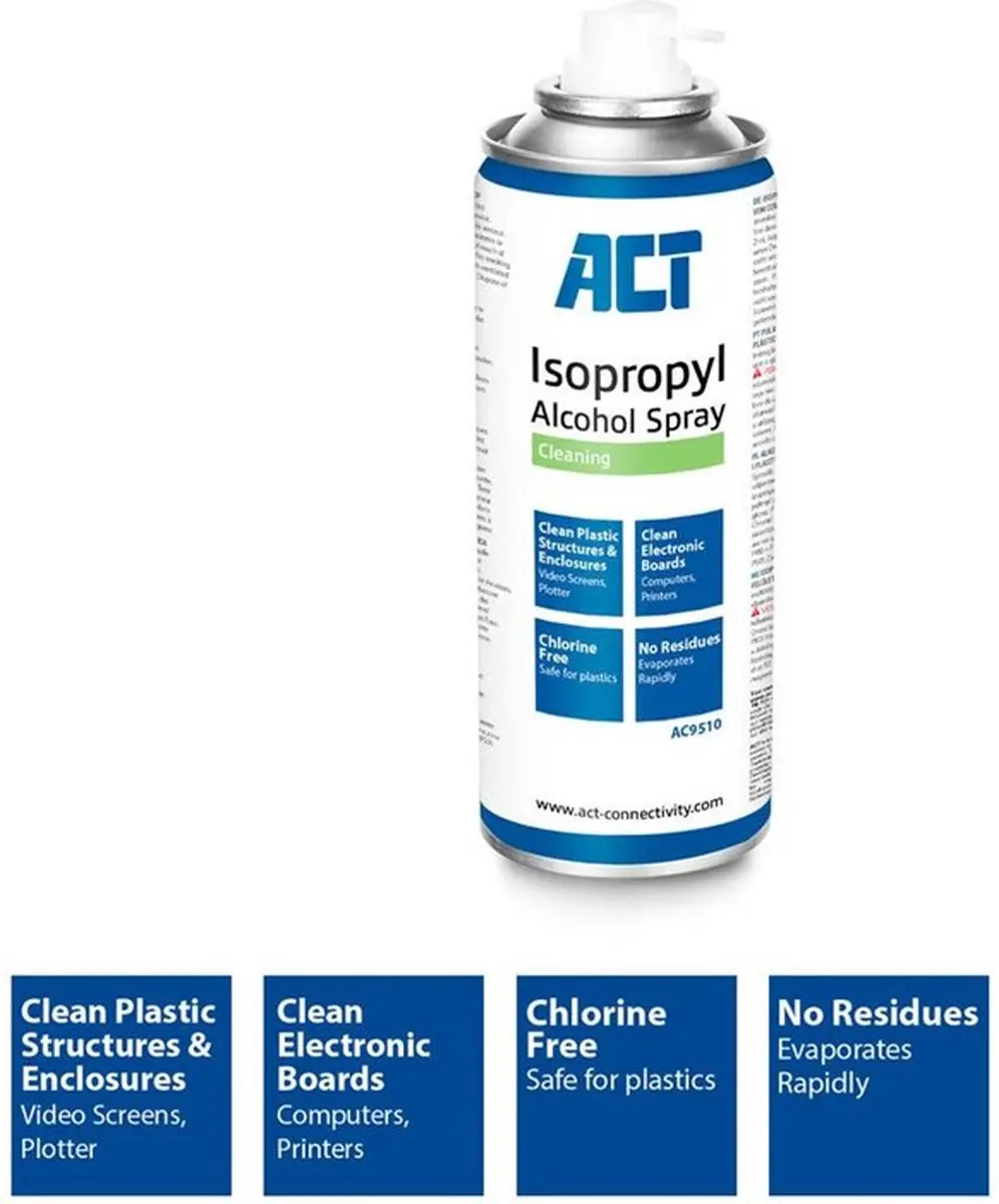 ACT AC9510 Computerreinigingskit - 200ml - afbeelding 6 van 6