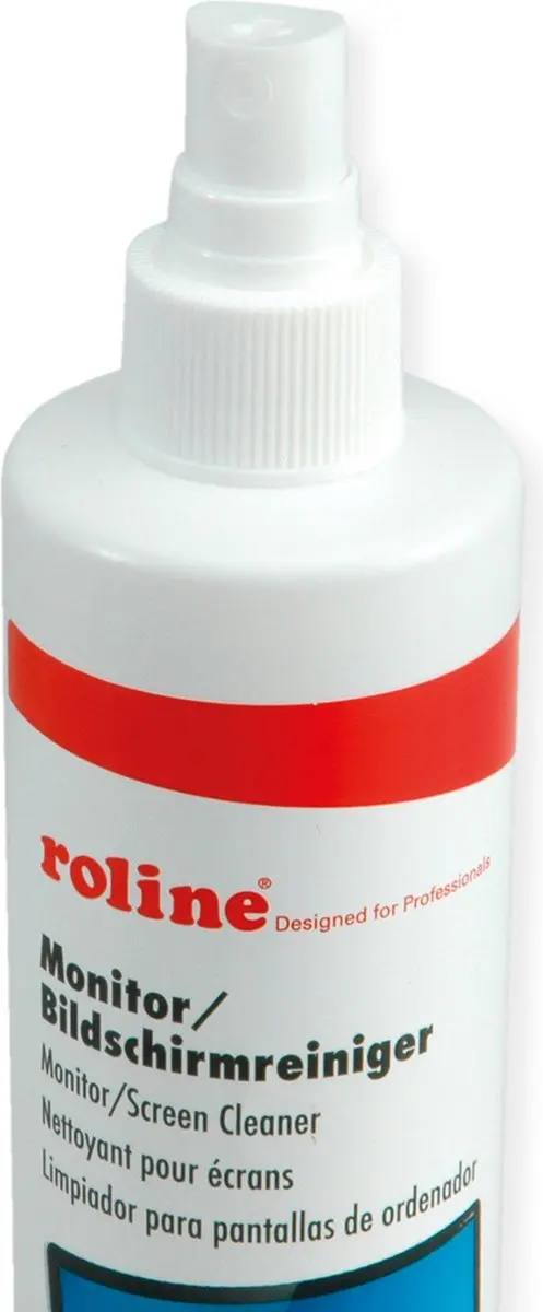 ROLINE beeldschermreiniger TFT inclusief microvezeldoek, 250 ml