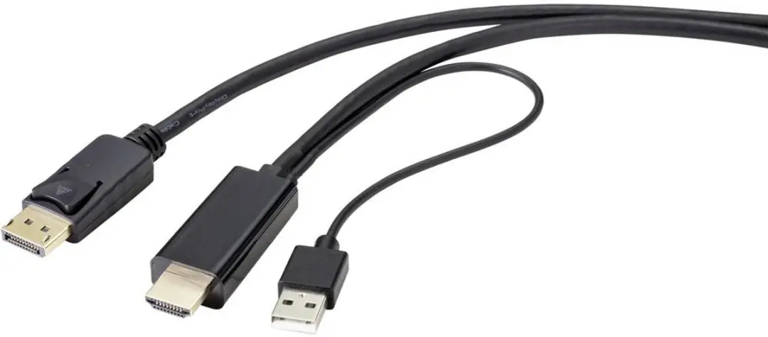 Renkforce RF-4600634 DisplayPort naar HDMI Adapterkabel