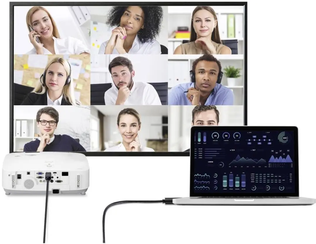 Renkforce RF-4600634 DisplayPort naar HDMI Adapterkabel - 1m - Zwart