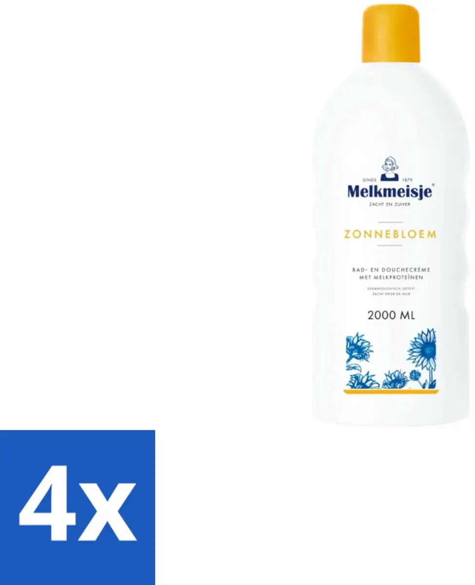 Melkmeisje Bad & Douchecrème Zonnebloem 2000ml