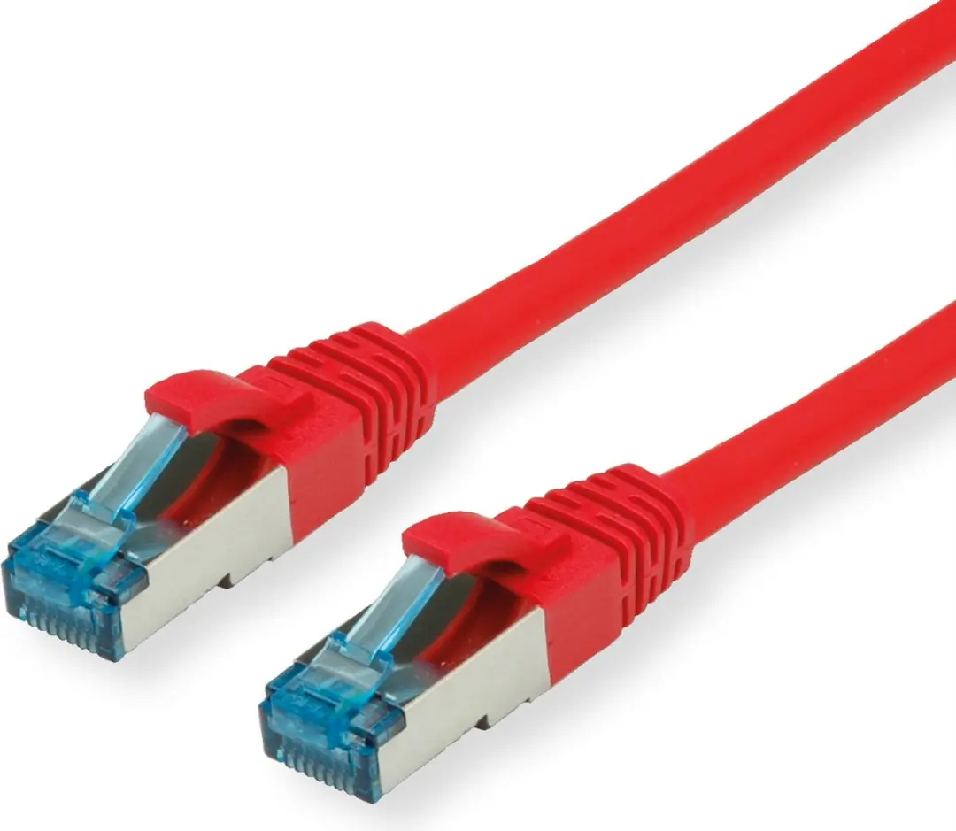 Value Patchkabel Kat.6A S/FTP PiMF LSOH Rood 3m