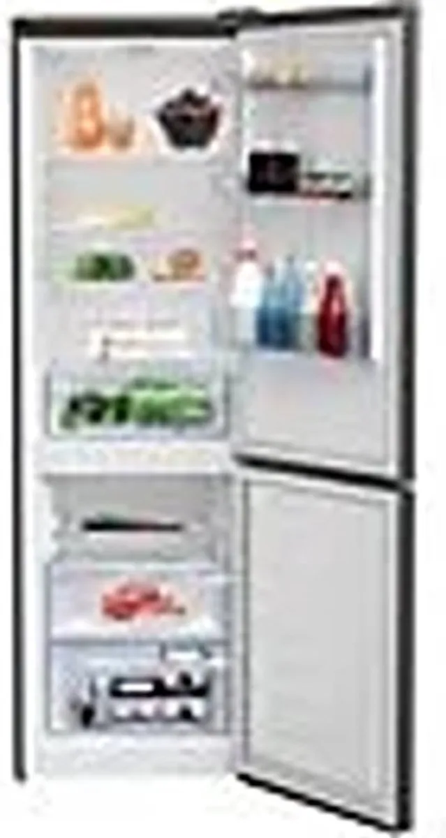 Beko RCSA366K40GN Koelkast met vriezer - 343L - Manhattan Grijs