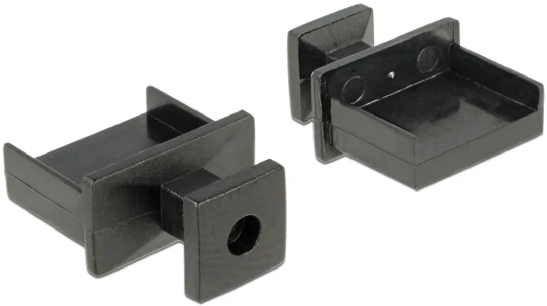 Delock USB-A Poortbeschermer Afsluitcover - 10 Stuks - Zwart