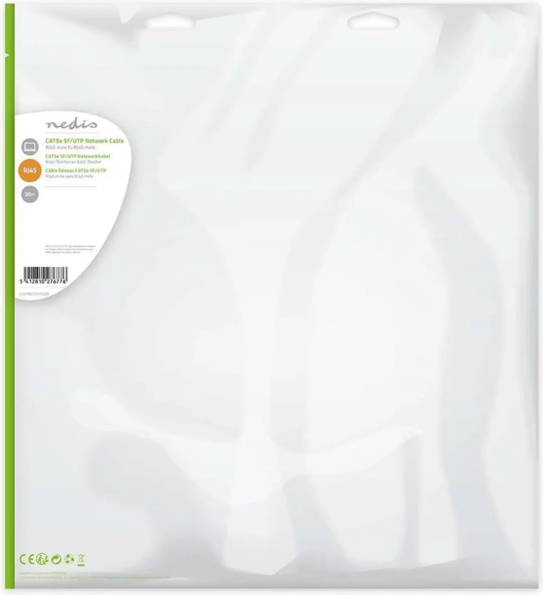 Nedis CAT5e Netwerkkabel CCGP85121YE200 - 20m - Geel