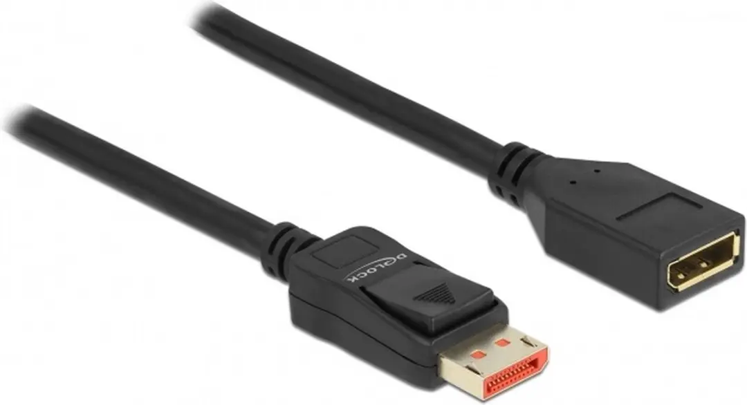 Delock DisplayPort Verlengkabel DP_PWR 1.4 5K/8K 60Hz