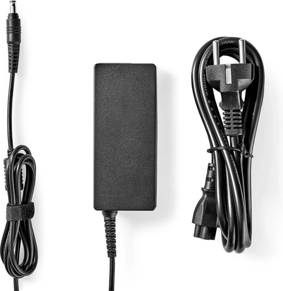 Nedis NBARF6512FBK Notebook-Adapter 60W - 16V 3.75A - Type-F Zwart