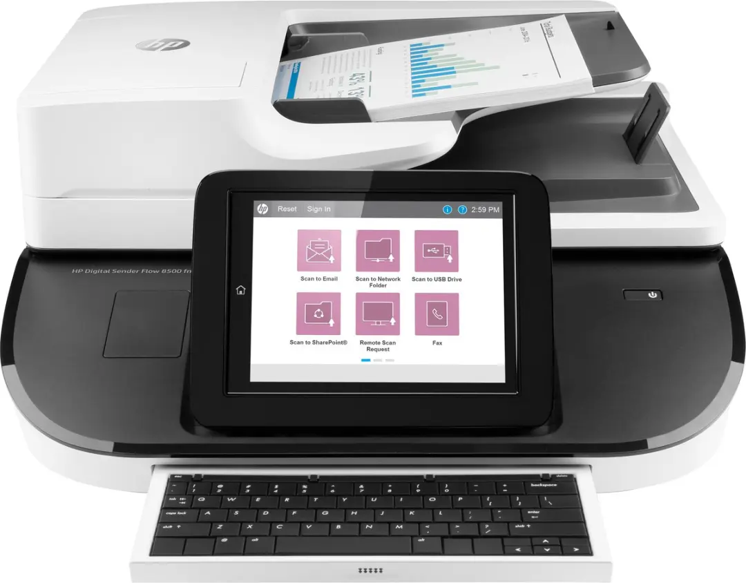 HP Digital Sender Flow 8500 fn2 Flatbed Scanner