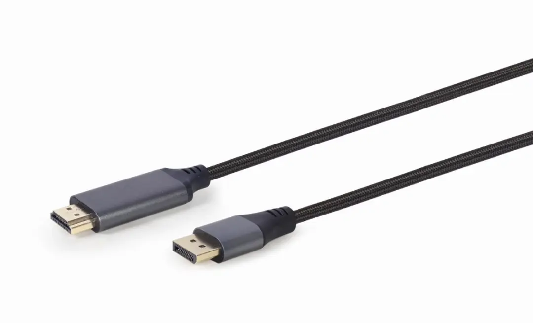Gembird Premium Series DisplayPort naar HDMI Kabel 4K 1.8m - CC-DP-HDMI-4K-6
