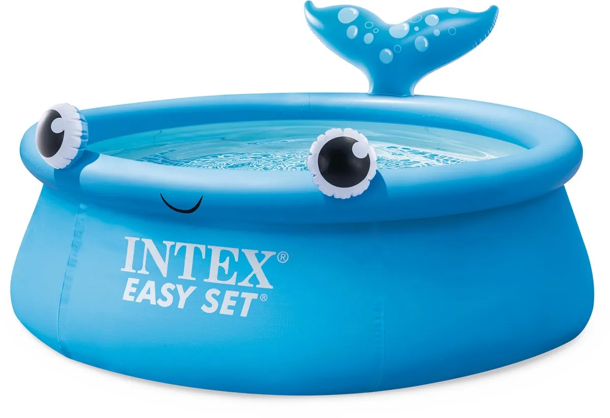 Intex Jolly Whale Easy Set Zwembad 183x51cm - 880L - Blauw