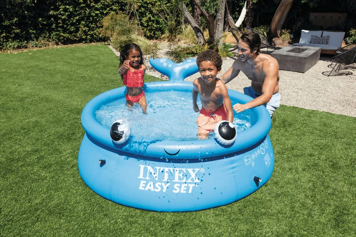 Intex Jolly Whale Easy Set Zwembad 183x51cm - 880L - Blauw