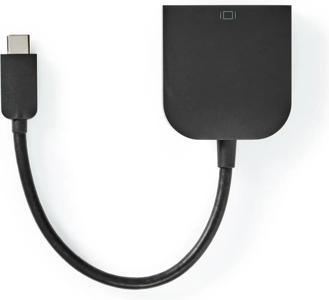 Nedis USB-C DVI Adapter CCGB64552BK02 - 1080p - 0,20m - Zwart