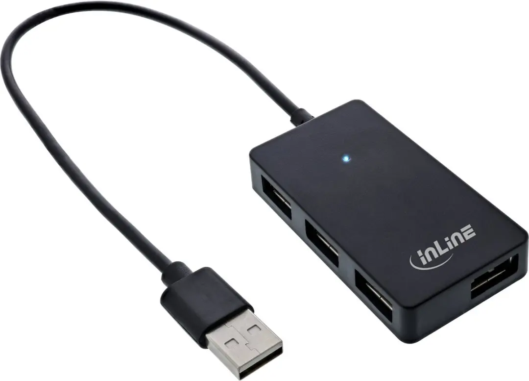 InLine USB 2.0 Hub 4 Poorten