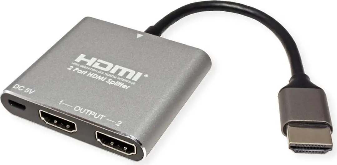 Value 14.99.3585 HDMI Splitter 4K - Zilver