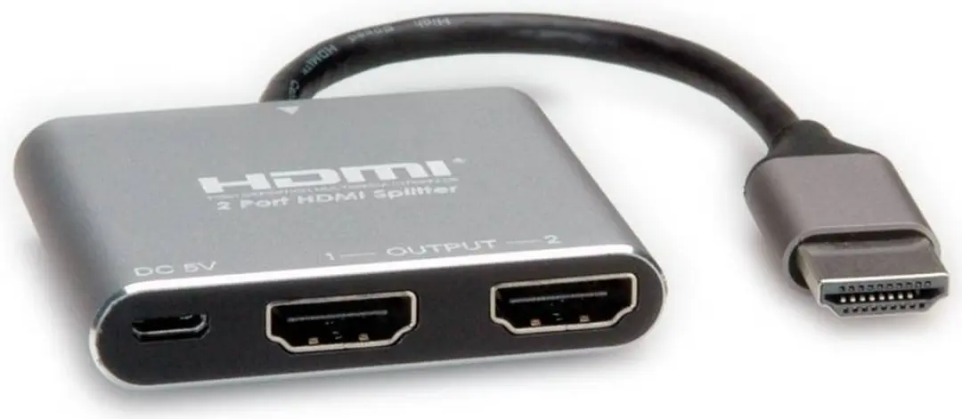 Value 14.99.3585 HDMI Splitter 4K - Zilver