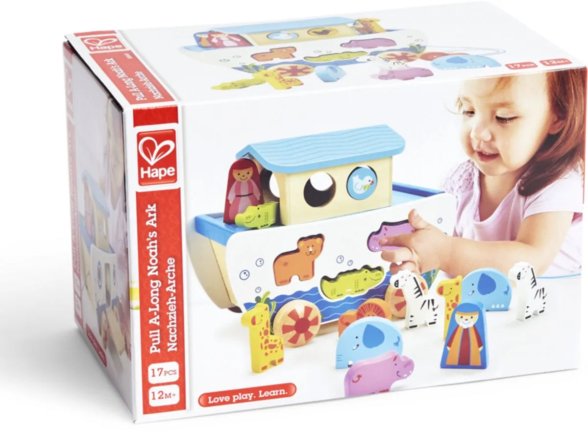 Hape Nachzieh-Arche E8049 - Veelkleurig - afbeelding 6 van 6