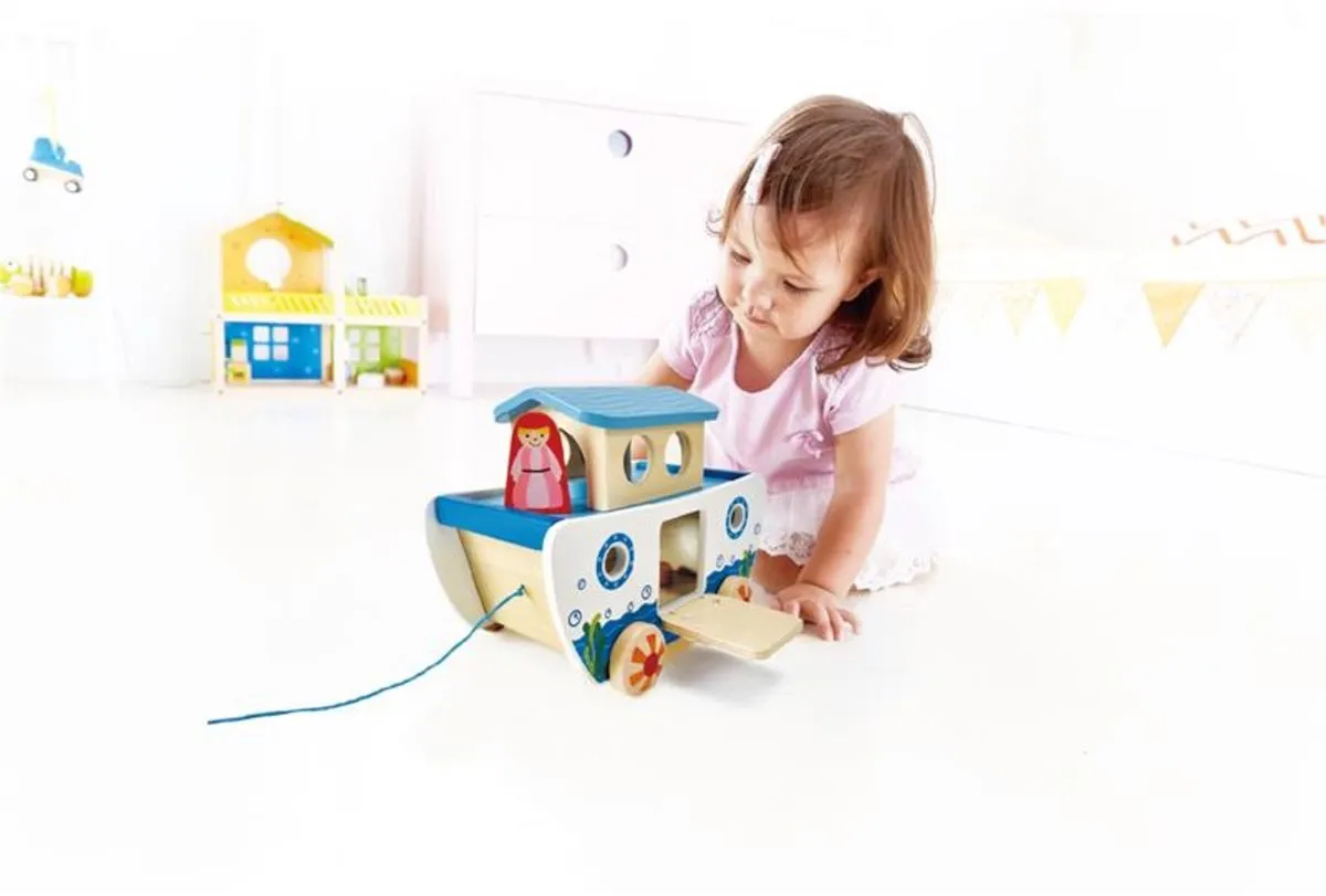 Hape Nachzieh-Arche E8049 - Veelkleurig