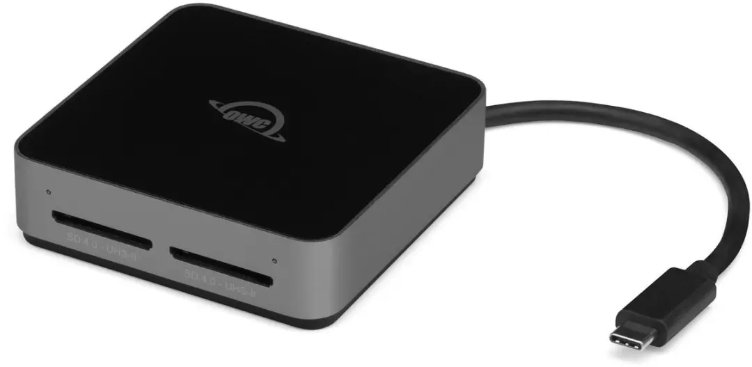 OWC USB-C Dual-Slot SDXC UHS-II Card Reader