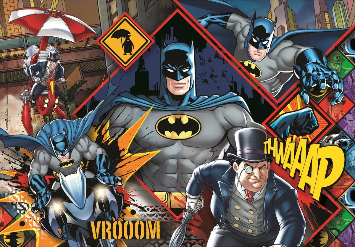 Clementoni Batman Puzzel 180 Stukjes - Multicolor