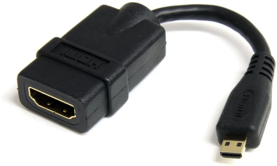 Startech HDMI-naar-HDMI Micro F/M Adapterkabel 12cm