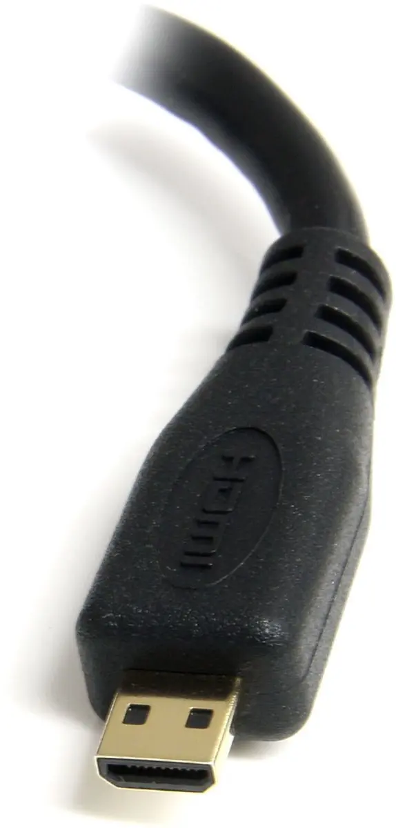 Startech HDMI-naar-HDMI Micro F/M Adapterkabel 12cm - Zwart