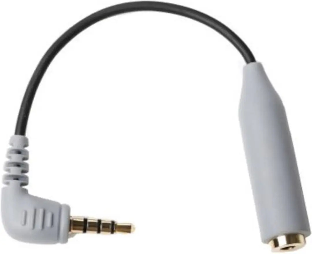 Boya By-cip Audio-adapter TRS/TRRS - Grijs