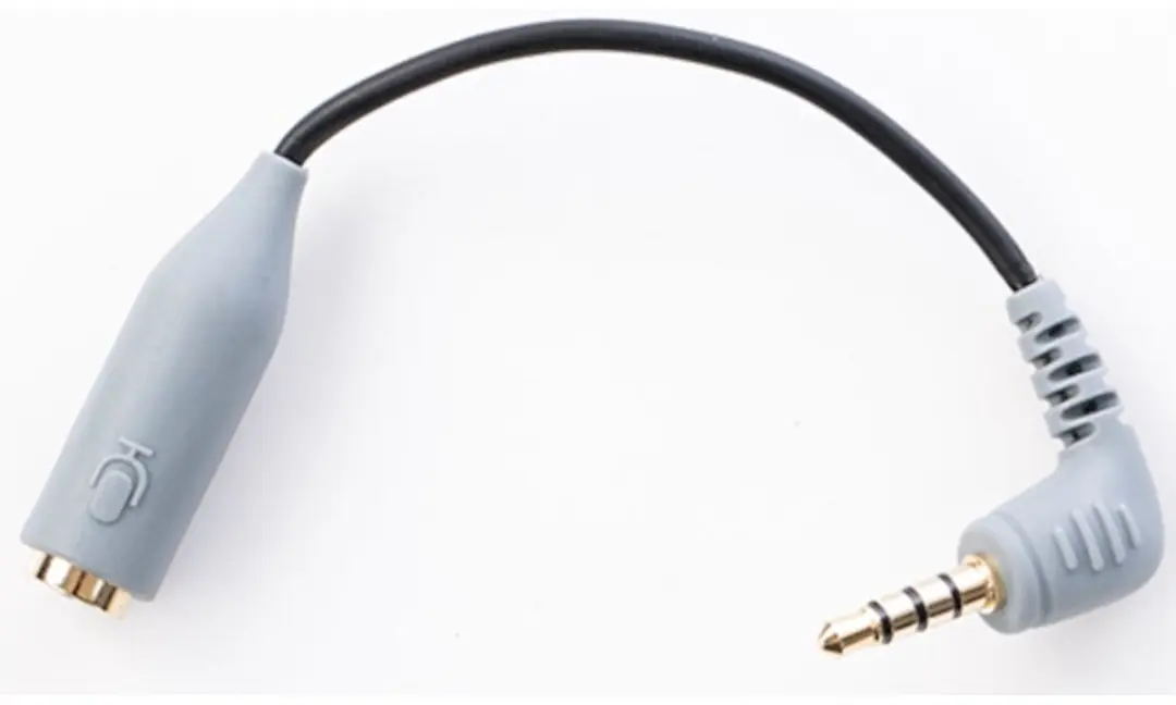 Boya By-cip Audio-adapter TRS/TRRS - Grijs