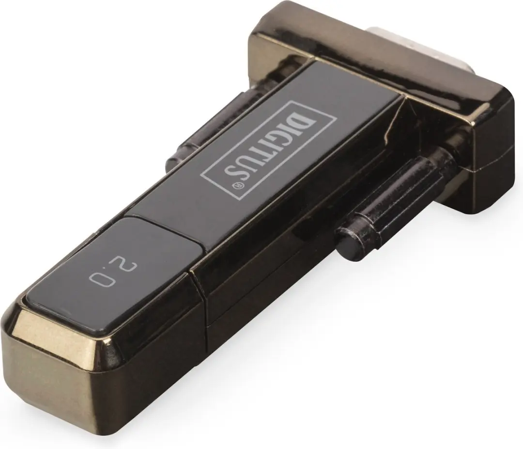 Digitus DA-70156 USB naar Seriële Adapter - Zwart