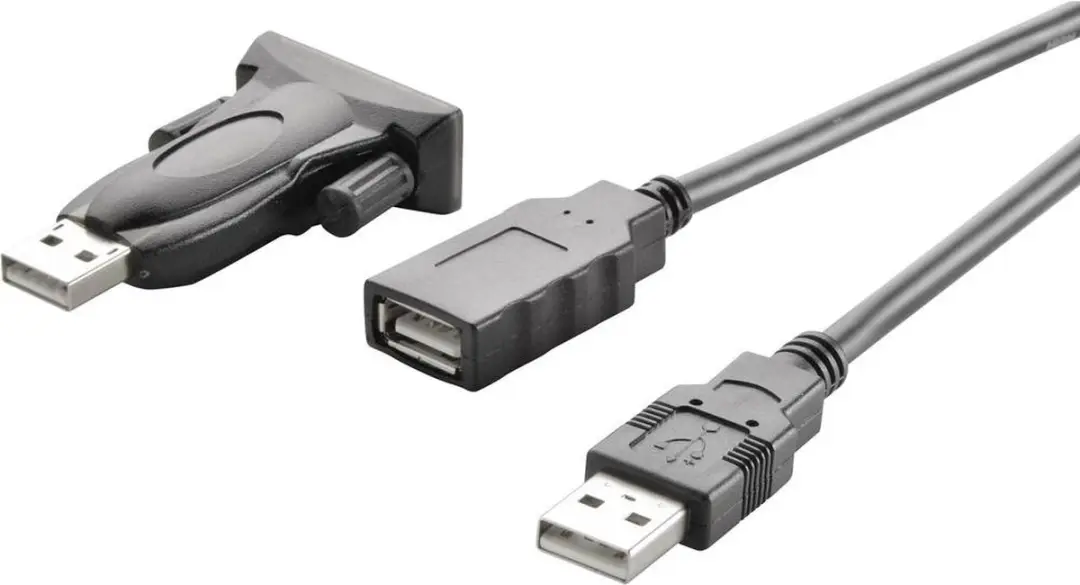 Digitus DA-70156 USB naar Seriële Adapter - Zwart