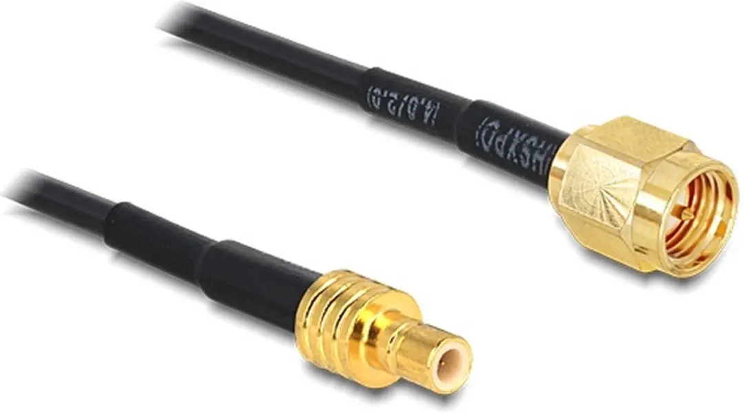 Delock SMA naar SMB Kabel RG-174 3m