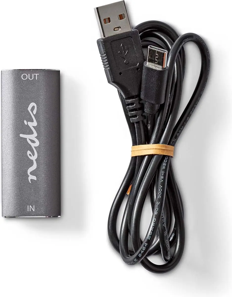 Nedis HDMI-Repeater CVBW34930AT - 8K@60Hz - 48 Gbps - Antraciet