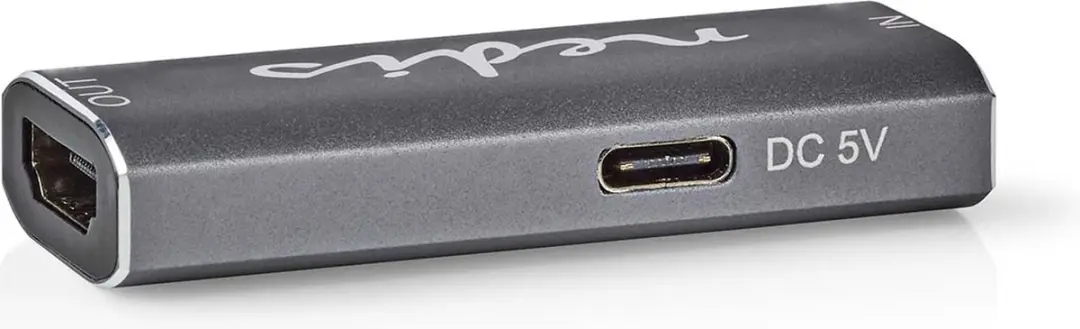 Nedis HDMI-Repeater CVBW34930AT - 8K@60Hz - 48 Gbps - Antraciet