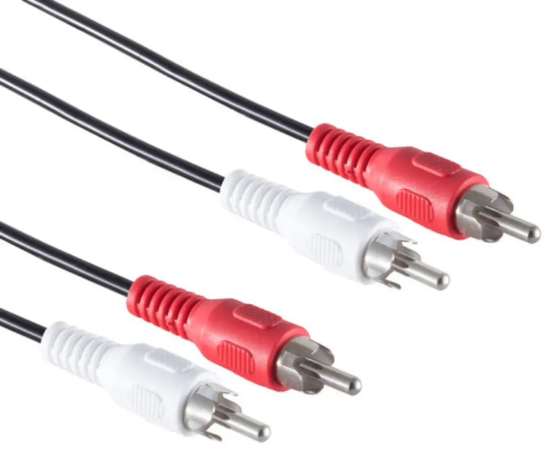 Nedis Stereo-Audiokabel CAGL24200BK20 - 2x RCA Male - 2m - Zwart