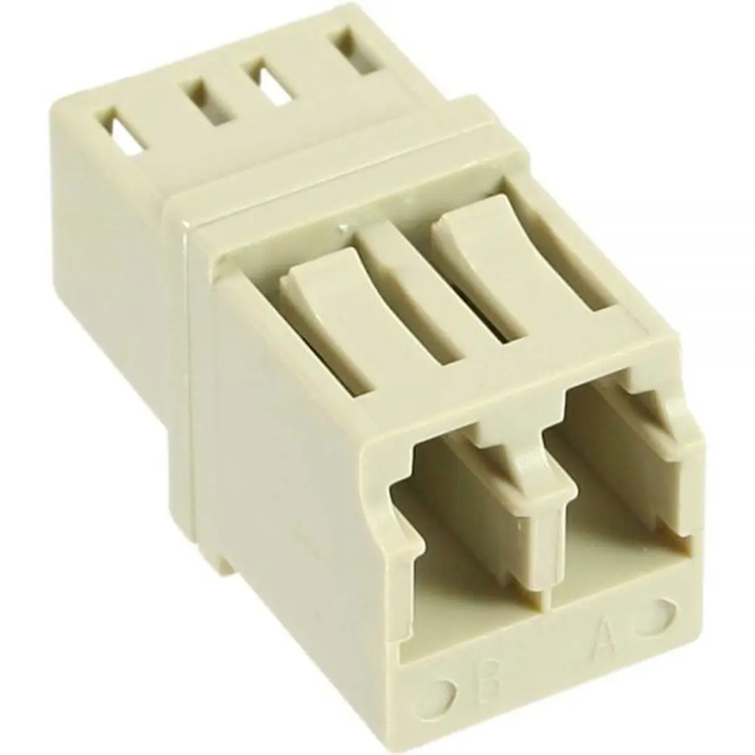 InLine LC Duplex MM Kabelkoppelstuk - Beige