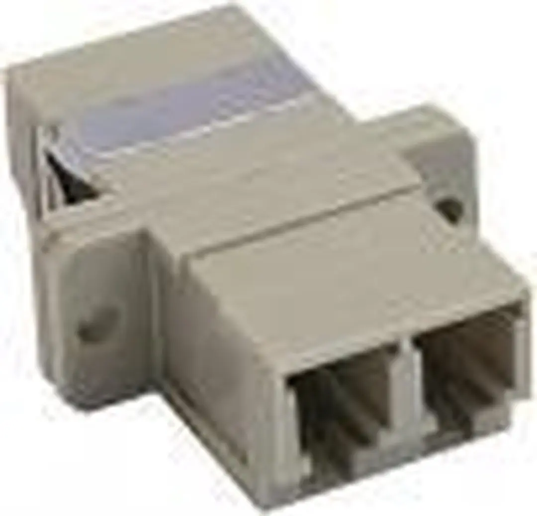 InLine LC Duplex MM Kabelkoppelstuk - Beige
