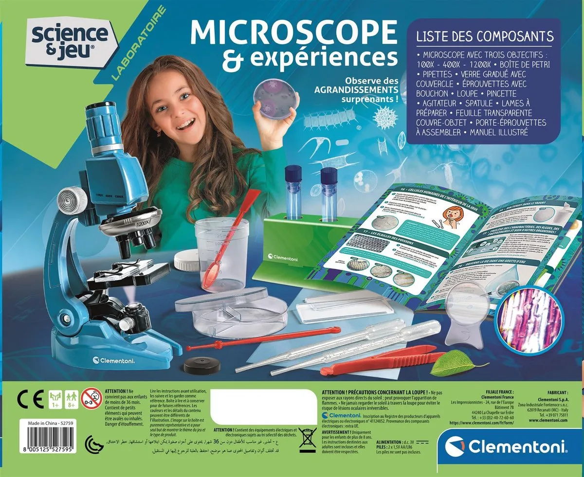 Clementoni Baby Born Microscoop & Experimenten - Meerkleurig