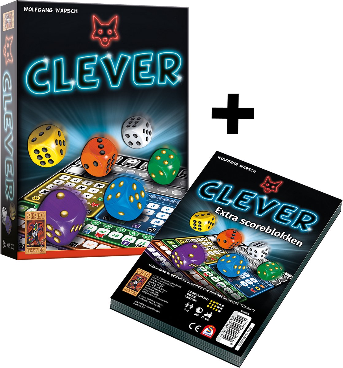 999 Games - Clever dobbelspel Met Extra Scoreblokken - Creëer kettingreacties door de juiste keuzes te maken - Gezelschapsspel - Familiespel - Strategiespel - Klein cadeautje