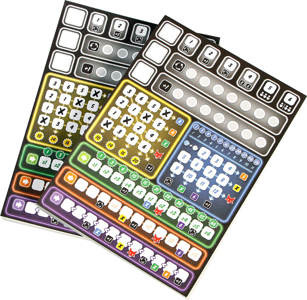 999 Games - Clever dobbelspel Met Extra Scoreblokken - Creëer kettingreacties door de juiste keuzes te maken - Gezelschapsspel - Familiespel - Strategiespel - Klein cadeautje