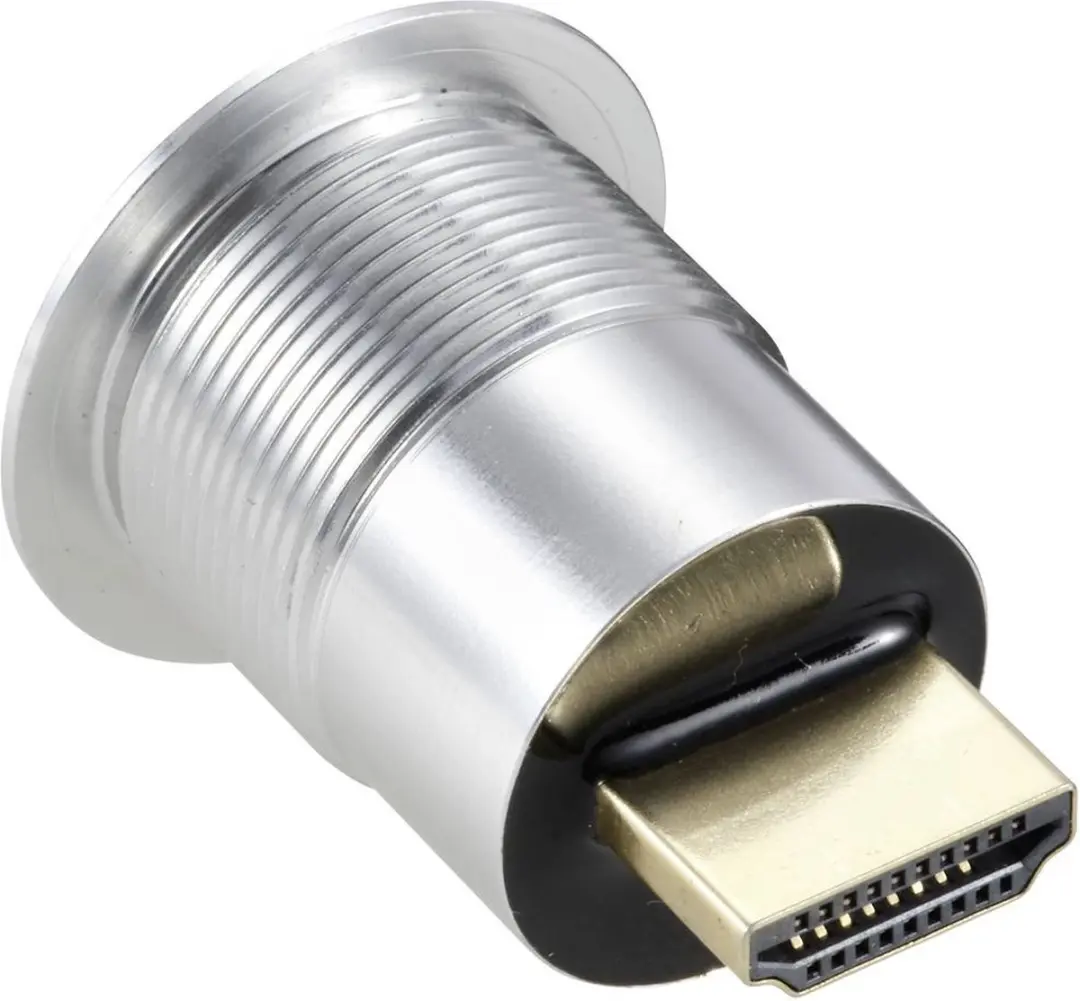 Tru Components TC-11980448 HDMI-paneeladapterbus - Zilver