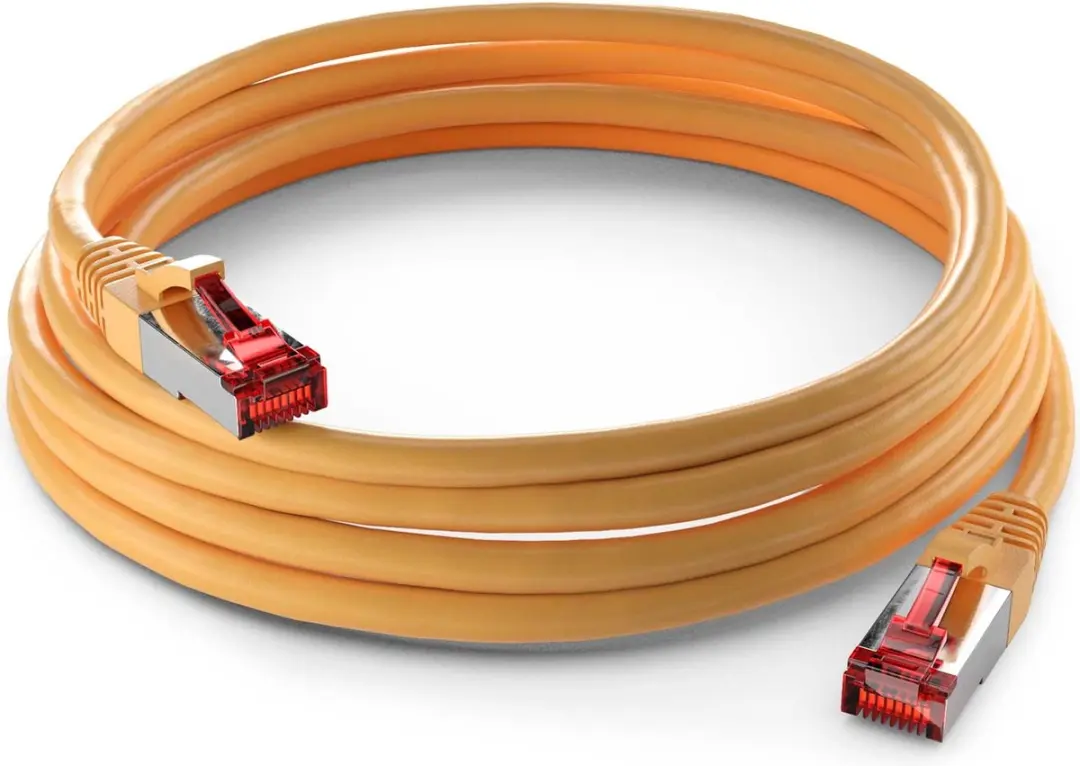 Goobay 111086 Cat 6 UTP-kabel Geel - 0,25m