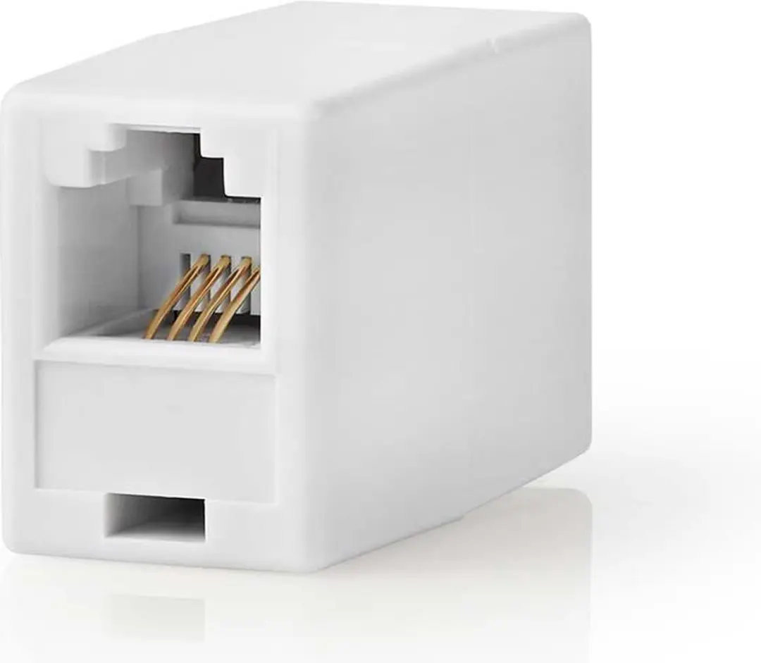 Nedis TCGB90920WT Telecom Koppelaar RJ11 Vrouwelijk - Wit
