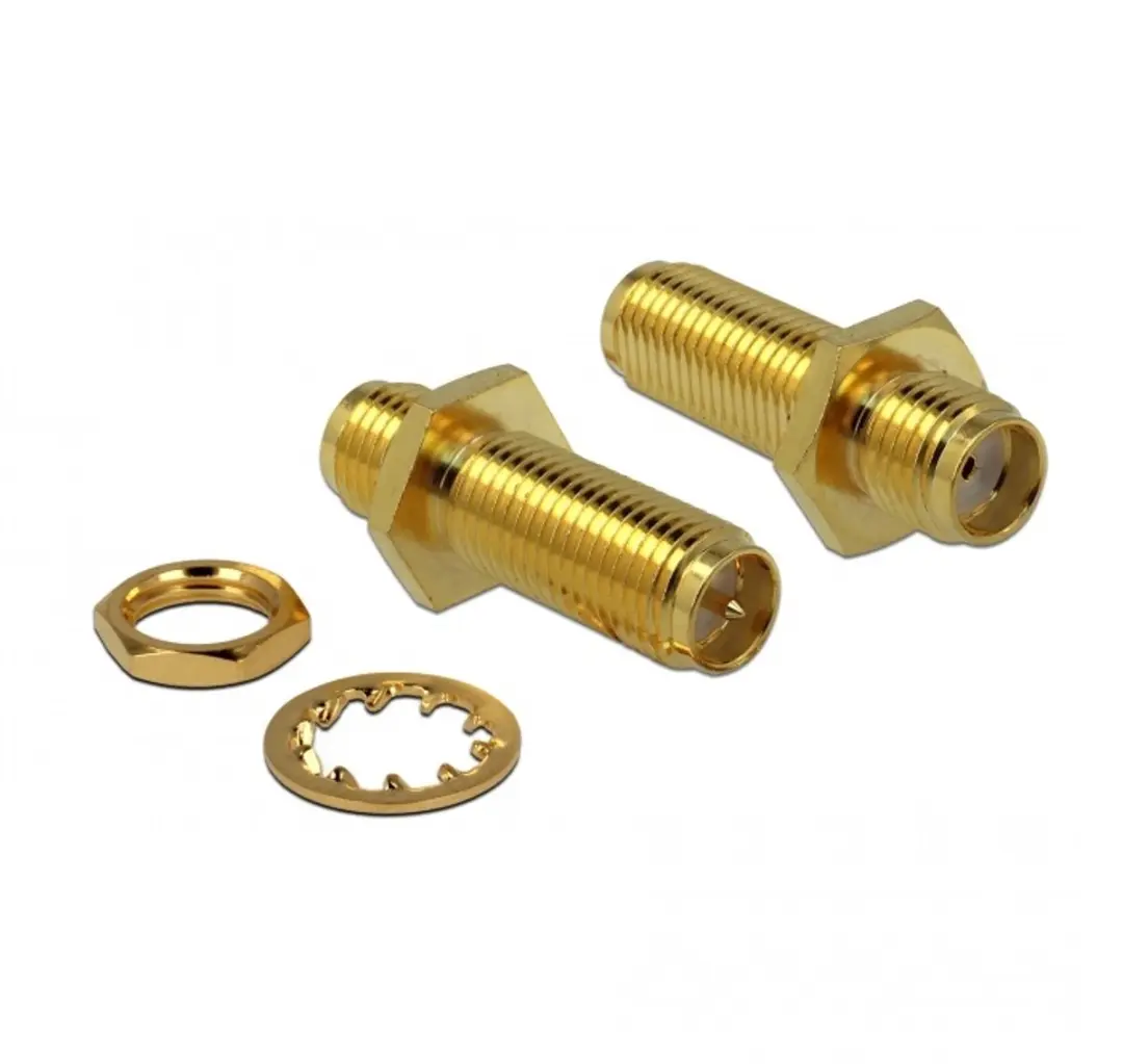 Delock RP-SMA naar SMA Adapter 50 Ohm 3 GHz