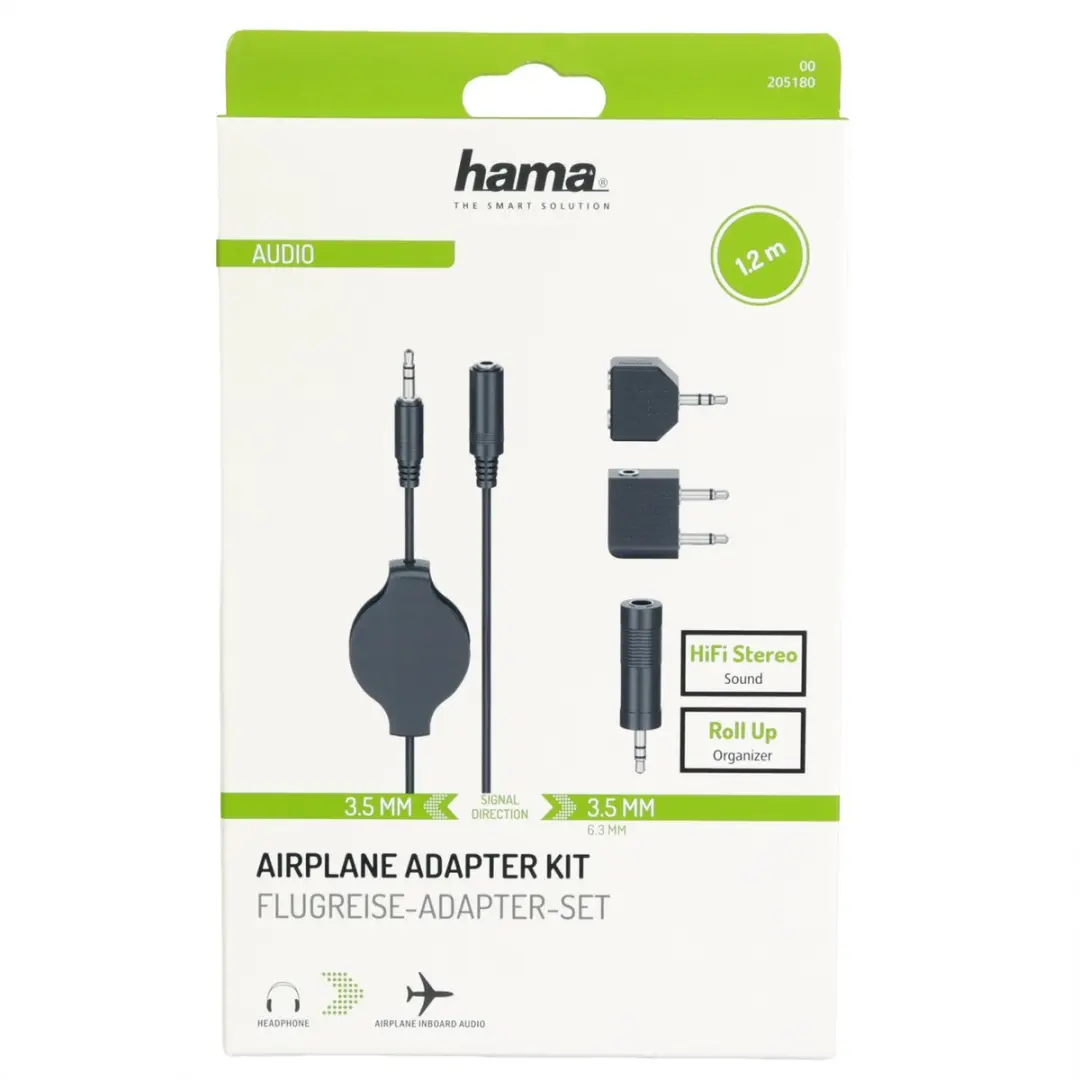 Hama Vliegreisadapter-set 4-delig